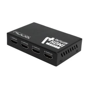 Splitter HDMI de 4 puertos UNNO HB1205BK
